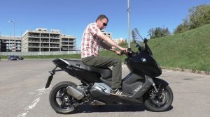 Обзор максискутера BMW C600 Sport.