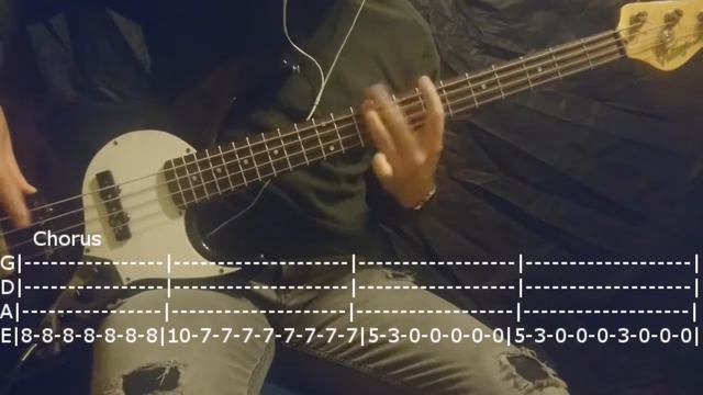Rammstein - Du Hast Bass Cover (Tabs) смотреть онлайн