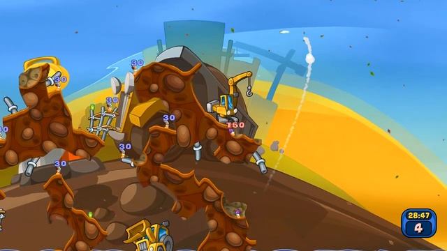 Worms Reloaded - Playthrough - [Part 3] - [Warzone] Levels 1 - 20 смотреть онлайн