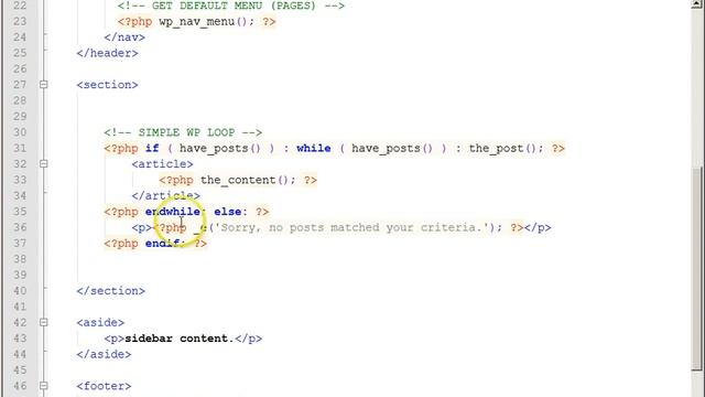 Custom Wordpress Templates and Themes, Part2, A Basic Template смотреть онлайн