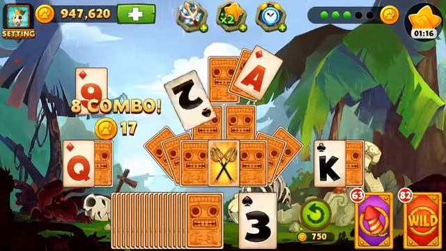 Pyramid Solitaire - Card Games Free смотреть онлайн