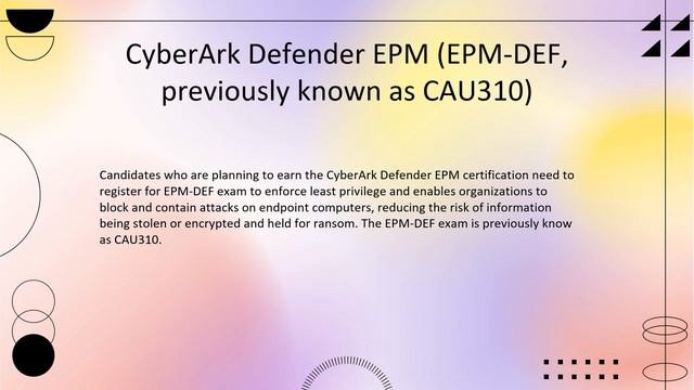 Find Correct CyberArk Certification Exam Codes To Register For Your Exams смотреть онлайн