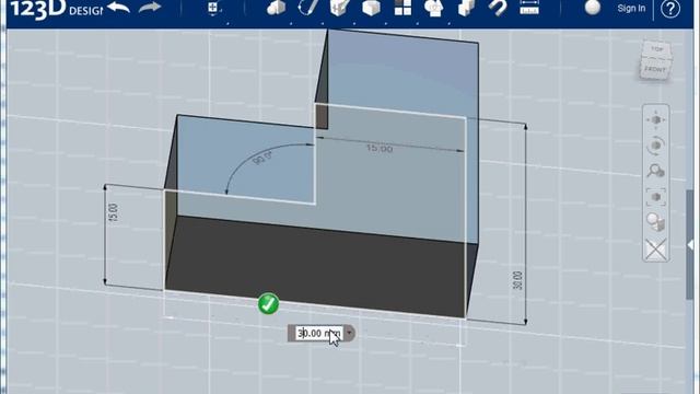 Tutorial 123D Design 2D Sketches смотреть онлайн