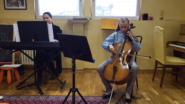 Aleksandra, cello, grade 3 - L.v. Beethoven: Kontradans, Blackwell: Wild West смотреть онлайн