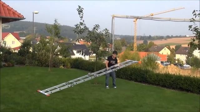 Универсальная шарнирная лестница с перекладинами KRAUSE MONTO MULTIMATIC