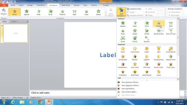 How to Make PowerPoint 2010 Text Appear on Click смотреть онлайн