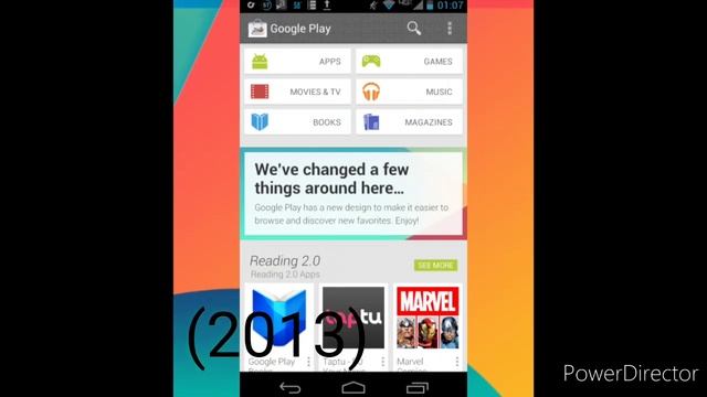 ЭВОЛЮЦИЯ GOOGLE PLAY