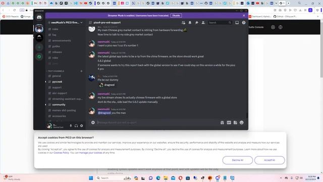 Pico 4 Live Update 5.8.2
