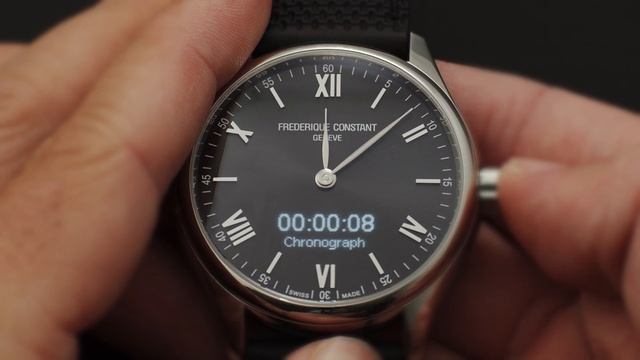FREDERIQUE CONSTANT TUTORIAL ¦ SMARTWATCH VITALITY - HOW TO LAUNCH THE CHRONOGRAPH