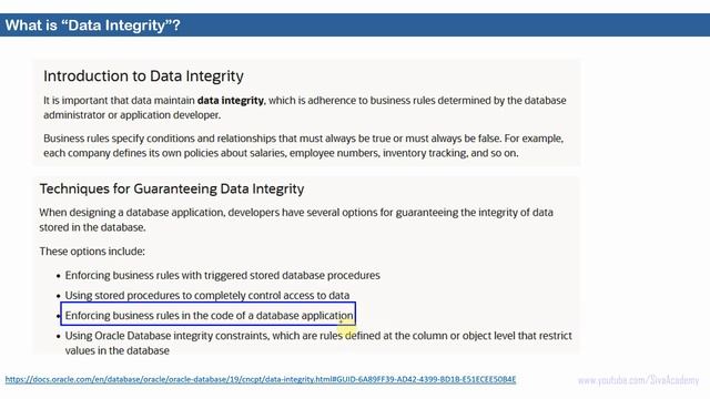 Oracle PL SQL interview question | What is Data Integrity and Constraints | Types of Constraints смотреть онлайн