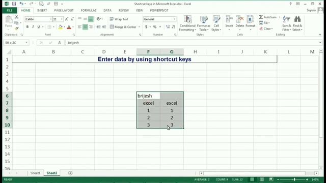 Excel daily use shortcuts, without use cursor . смотреть онлайн