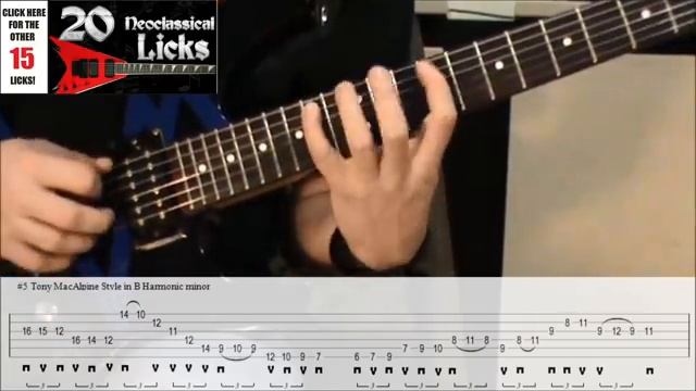5 Neoclassical Metal Guitar Licks смотреть онлайн