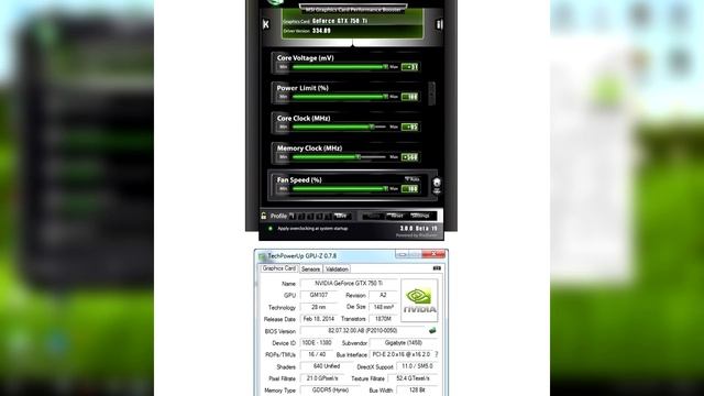 Сравнение GTX-750 2GB vs GTX-750 Ti 2GB смотреть онлайн