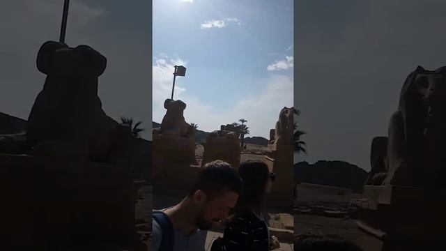 Луксор. Аллея сфинксов. Карнакский храм. смотреть онлайн