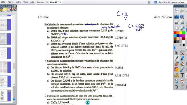 n°4.10: équation de dissociation + correction exercices p. 35-36 смотреть онлайн