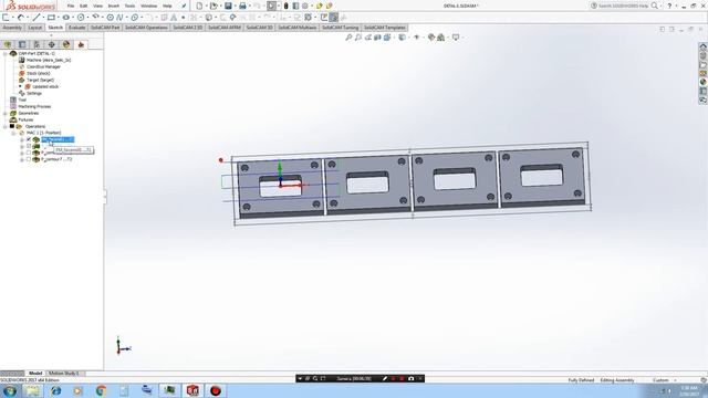 Lesson #5 SolidCAM for beginners-Урок #5 SolidCAM. смотреть онлайн