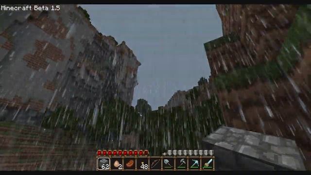 Minecraft Beta 1.5 Weather - Storm (HD) смотреть онлайн