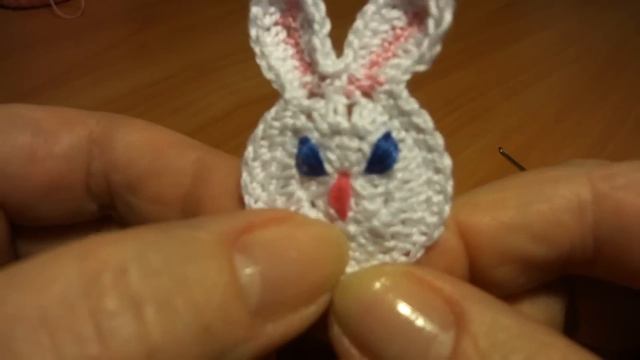 Аппликация "ЗАЯЦ" Application RABBIT Crochet смотреть онлайн