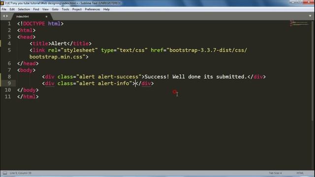 How to Create Bootstrap Alert|Bootstrap Tutorial for Beginners смотреть онлайн