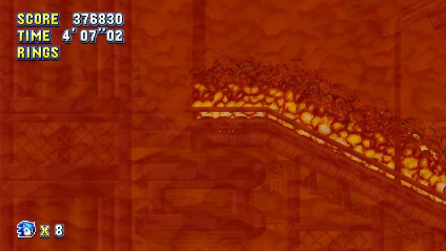 Sonic Mania прохождение с изумрудами хаоса 3 часть