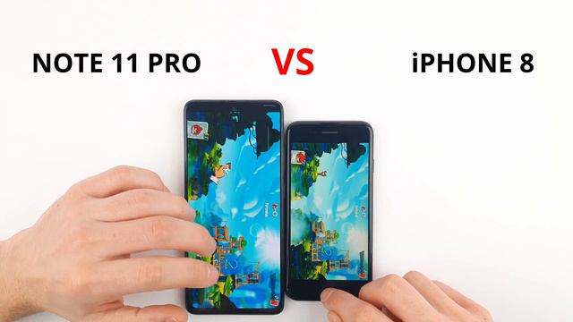 Xiaomi Redmi Note 11 Pro 5G vs iPhone 8 SPEED TEST смотреть онлайн