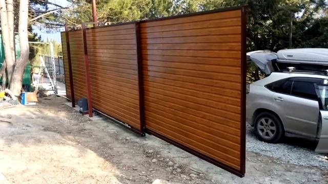 Фирма "Модуль"- Откатные, распашные, автоматические ворота, забор-жалюзи в Крыму смотреть онлайн