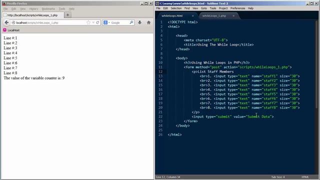 31021 - The WHILE Loop in PHP смотреть онлайн