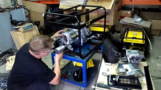 Разбор генератора FIRMAN SPG6500E1 часть 3 смотреть онлайн