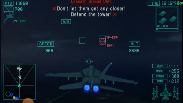 ace combat x gameplay: mission 12A ---gauiss tower--- f-18e super hornet gameplay (PAF) смотреть онлайн