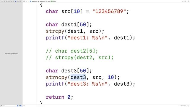 strcpy() and strncpy() functions | C Programming Tutorial смотреть онлайн