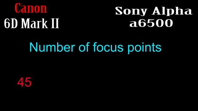 Canon 6D Mark II vs SONY Alpha A6500 смотреть онлайн