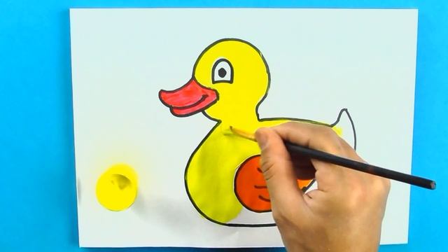 How to draw a Duck | Easy drawing step by step смотреть онлайн