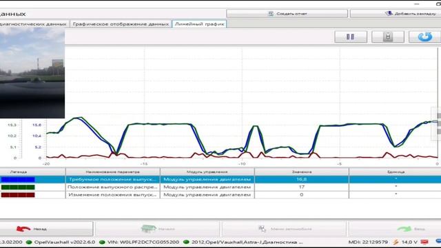 Проверка работы фазорегулятора Astra J A14NET смотреть онлайн