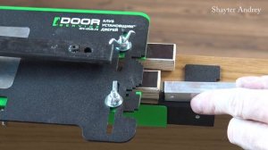 Установка дверей , врезка петель и замков. Шаблон Павла Солдатова 3.0