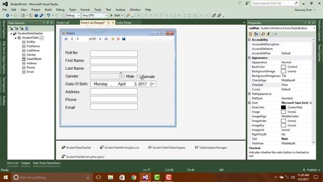 How to Connect Access Database to VB.NET - Visual Studio 2015 смотреть онлайн