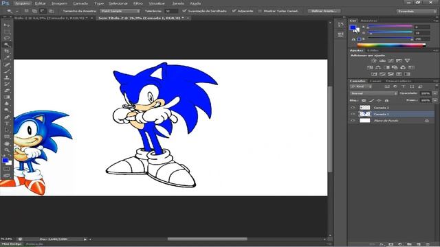 Vídeo Aula Photoshop cs6 - Como pintar um desenho de forma simples смотреть онлайн