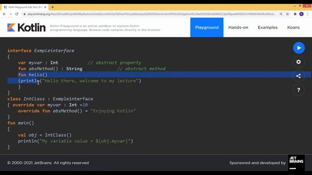 5.3. Kotlin- "Interface" | Mobile Application Development | Darakhshan Syed смотреть онлайн