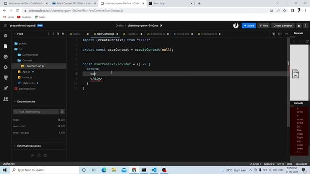 Context API Tutorial For Beginner | Explained in Tamil смотреть онлайн