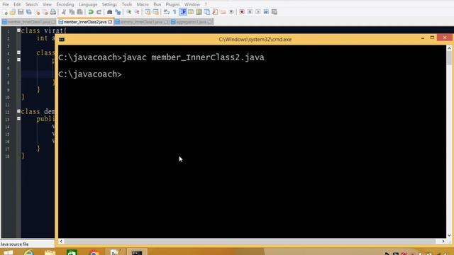 Member inner class using Java смотреть онлайн