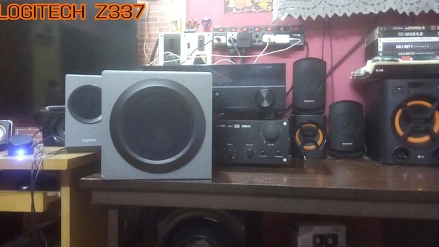 Logitech z337 vs LG - LK72BE Sound Test смотреть онлайн