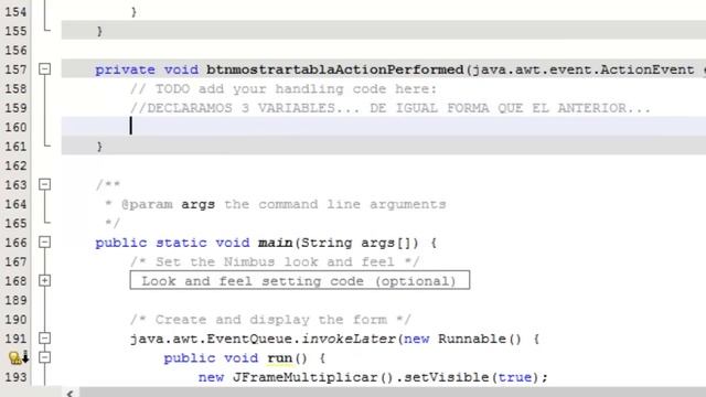 JFrame Tabla de Multiplicar NetBeans смотреть онлайн