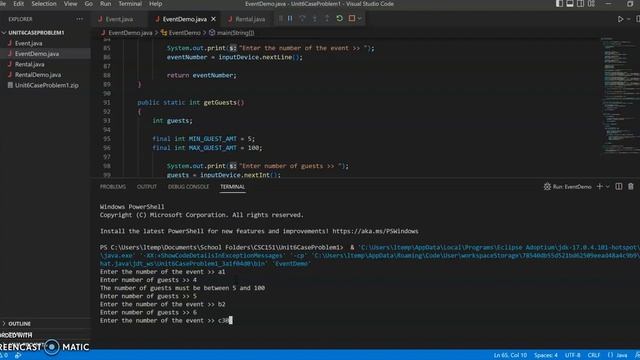 JAVA Programming Unit 6 Case Problems смотреть онлайн