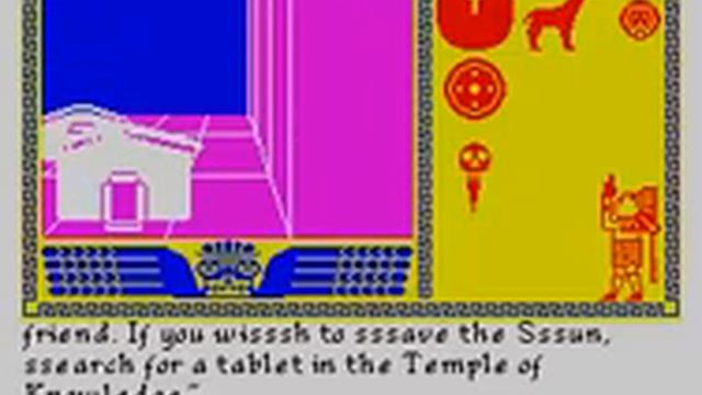 Aztec: Hunt for the Sun-God Walkthrough, ZX Spectrum смотреть онлайн