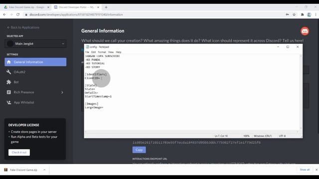 Cara Buat Costum Playing Game Discord 2021 Ko Tutorial смотреть онлайн