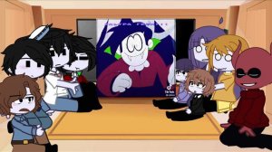 🍬spooky month characters react to edits part 2/??? реакция жуткий месяц на эдиты часть 2/???🍭