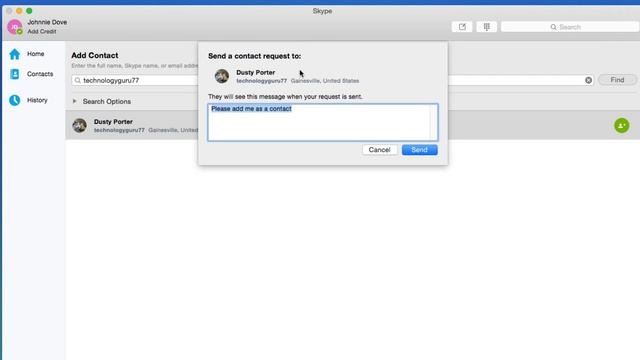 How To Add A Skype Contact - Skype Tutorial смотреть онлайн