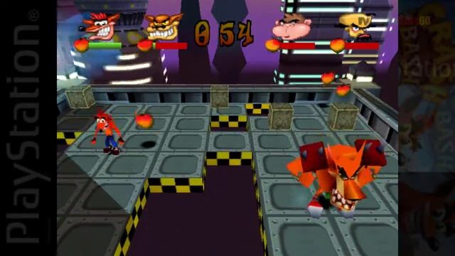 Crash Bash PS1 Box Bash! Gameplay as Crash Bandicoot смотреть онлайн