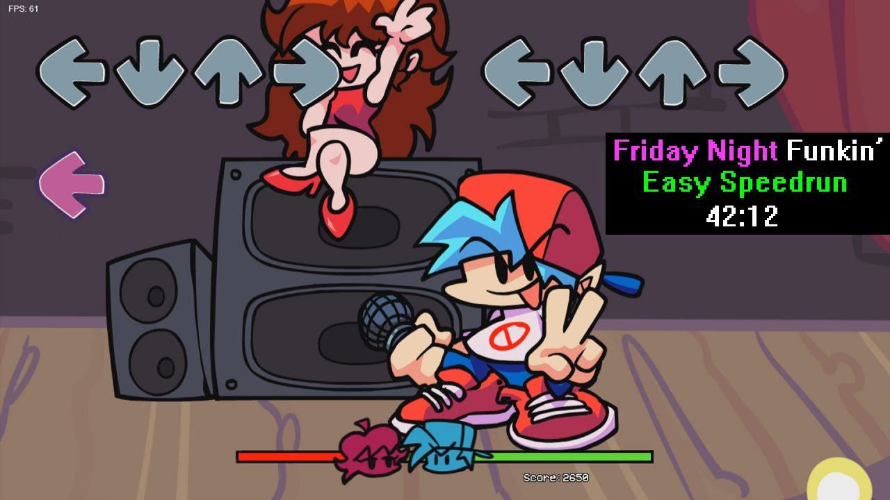 [Спидран] Friday Night Funkin’ Easy Speedrun 42:12