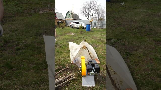 Измельчитель древесины щепорез для веток садовый ID-250D смотреть онлайн