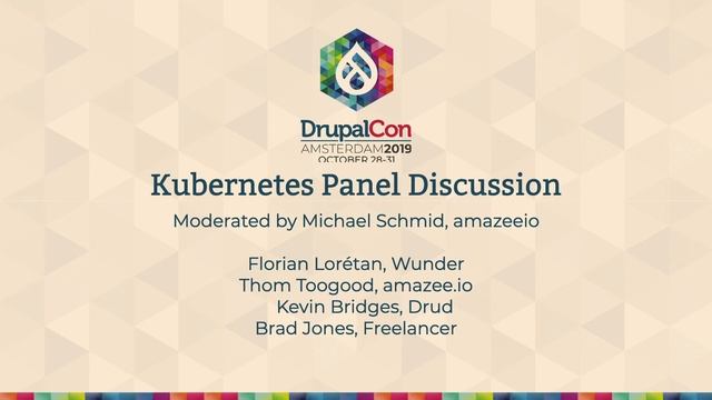 DrupalCon Amsterdam 2019: How companies are currently using Kubernetes with Drupal смотреть онлайн